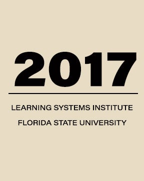 Graphic saying 2017 Learning Systems Institute Florida State University