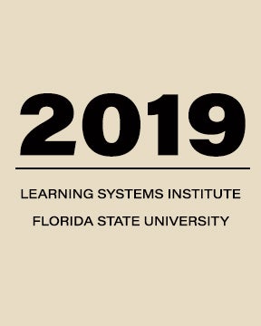 "Graphic saying 2019 Learning Systems Institute Florida State University"