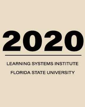 "Graphic saying 2020 Learning Systems Institute Florida State University"
