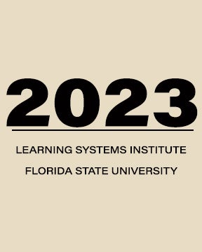 "Graphic saying 2023 Learning Systems Institute Florida State University"