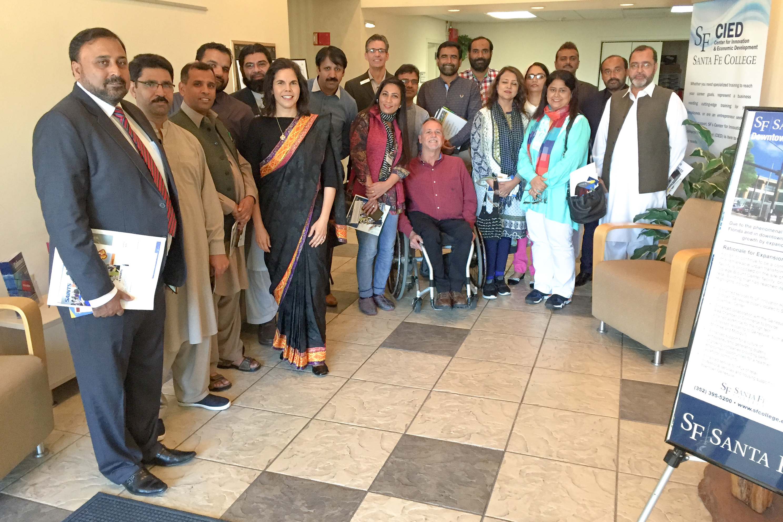 "Group photo at the Santa Fe College of Innovation and Economic Development"