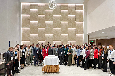 "Group photo at the American Councils 50th Anniversary "United for Education" event."