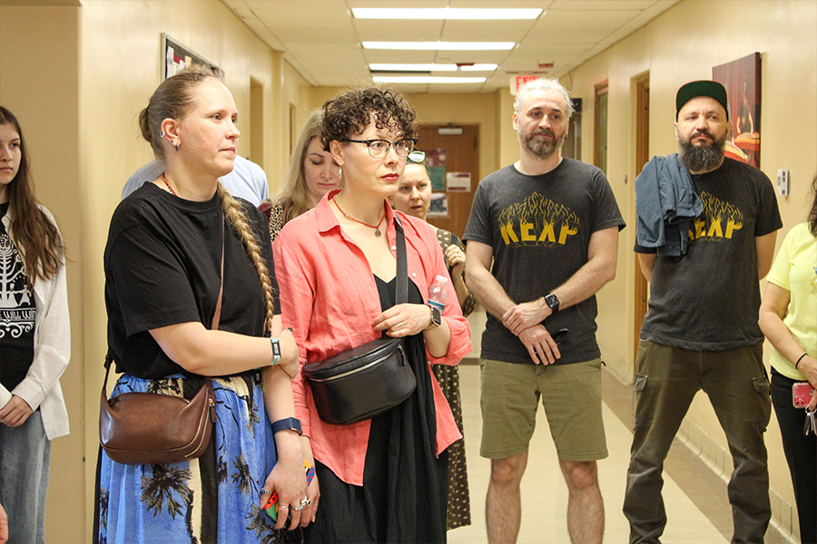 DakhaBrakha on the FSU campus inside the College of Music