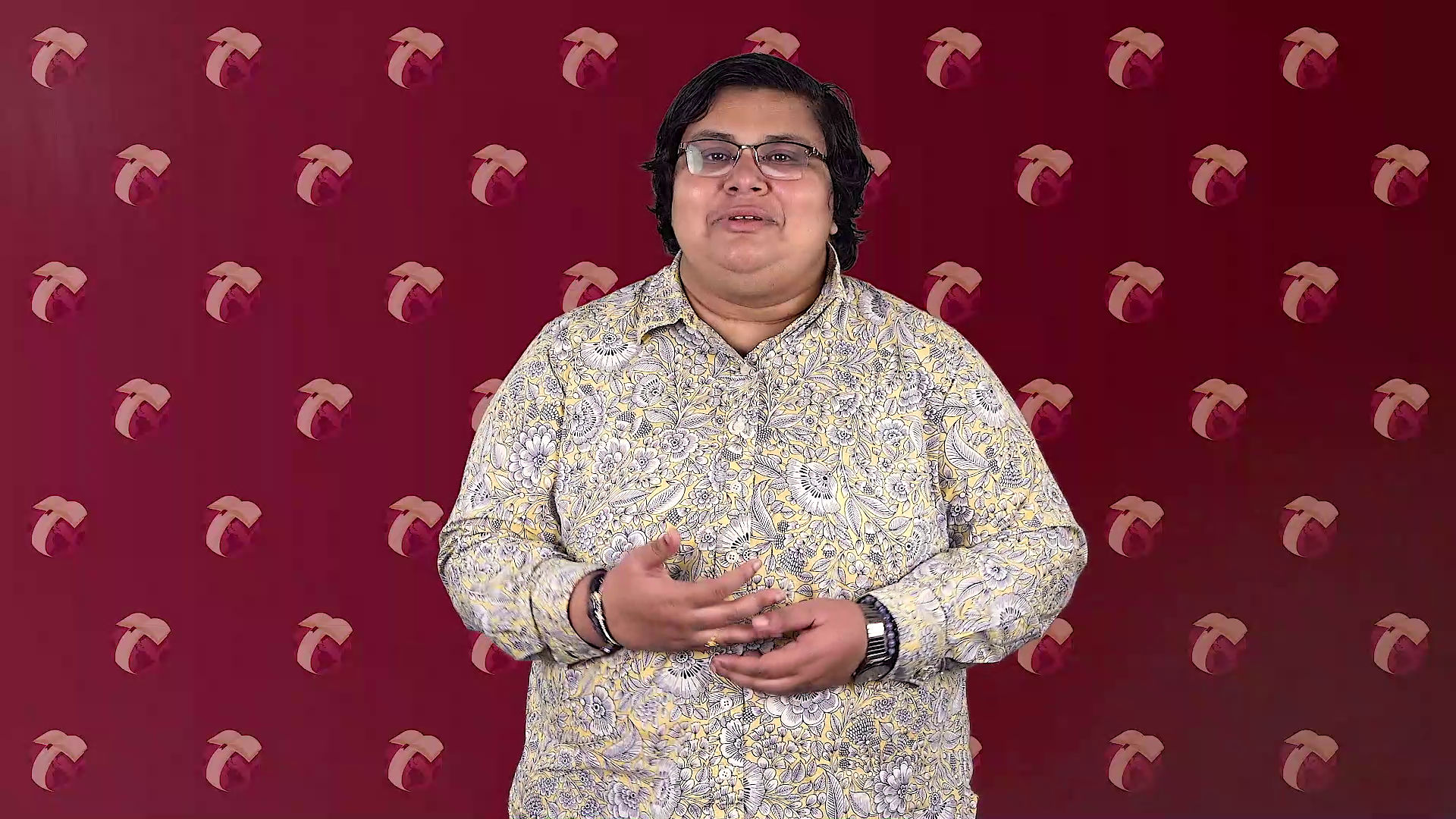 Screenshot of a video of Dr. Sengupta