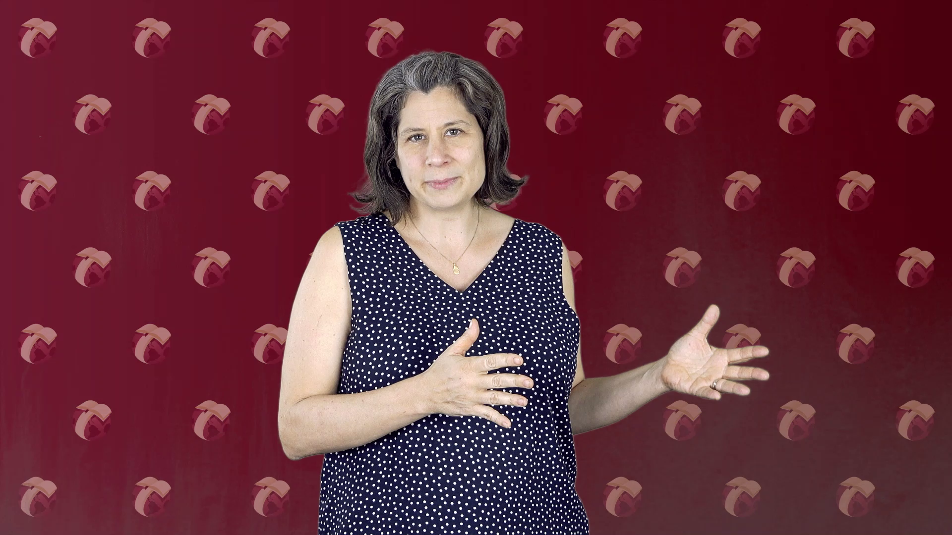 Screenshot of a video of Jennie Robinette