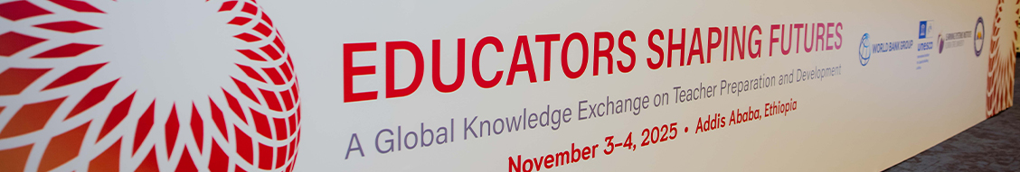 Banner from the Educators Shaping Futures conference. 