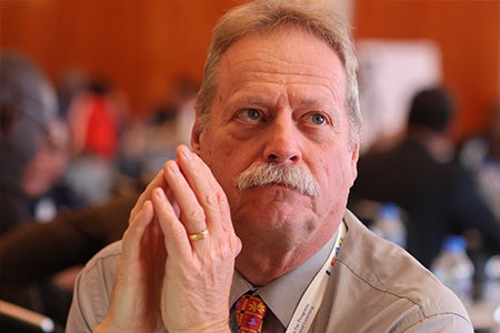 Steve McDowell&nbsp;at the LEAP program.