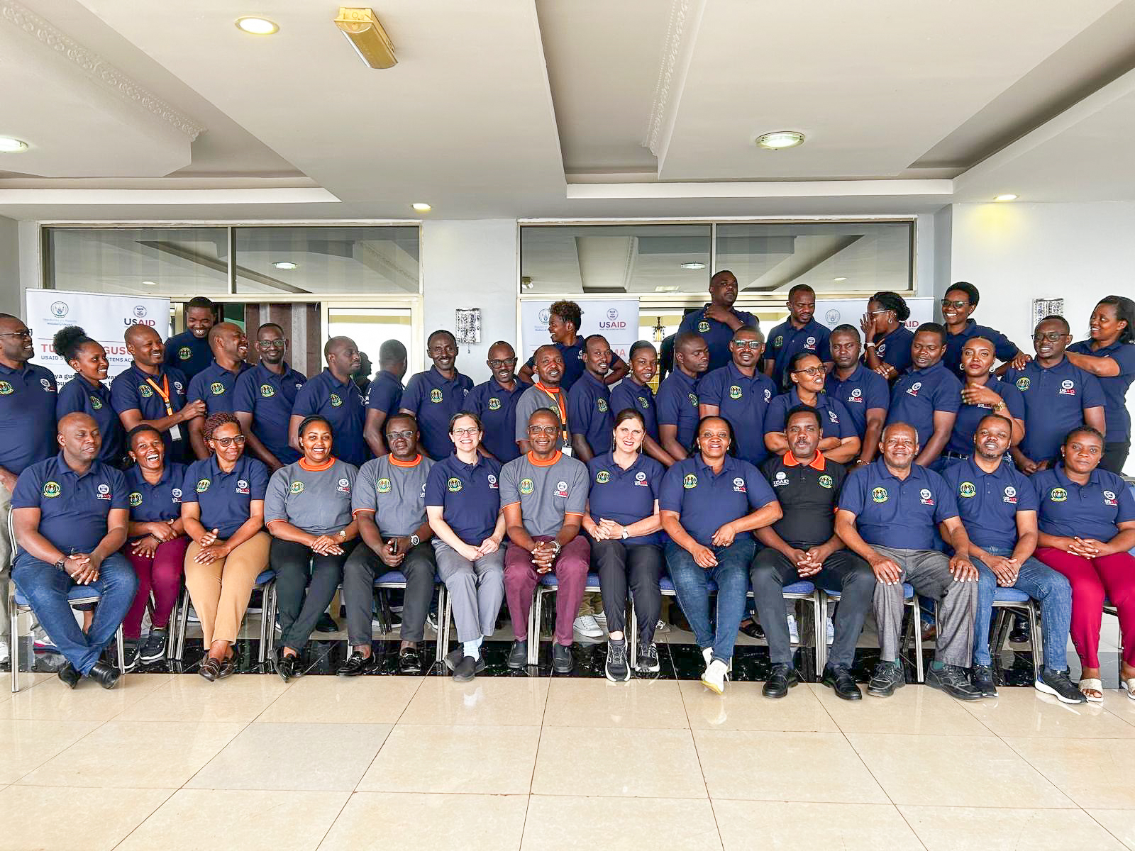 Group photo of the Tunoze Gusoma planning staff in Rwanda in June of 2024