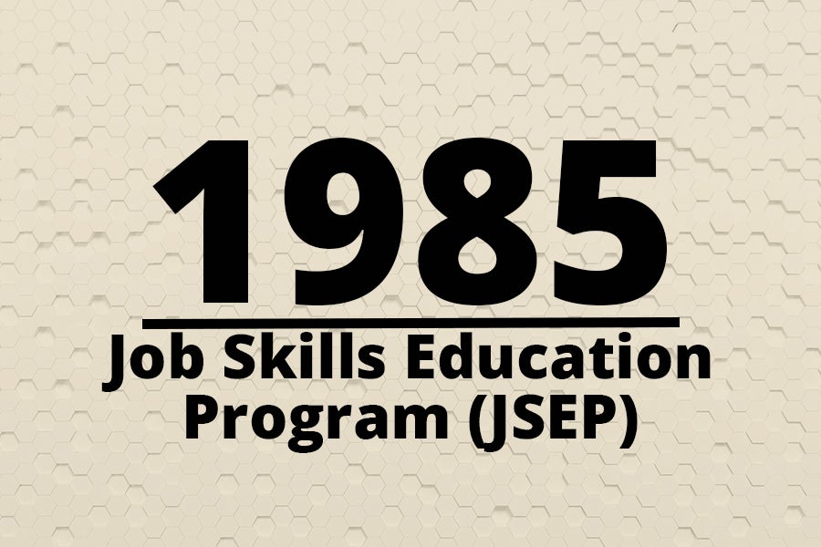 Graphic 1985 Job Skills Education Program