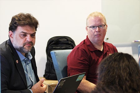 Photo of Jim Reynolds and Rabieh Razzouk.