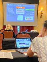 F.A.S.T. Conference teachers learn about the free CPALMS CMAP curriculum planning tool