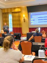 Florida science teachers learn about integrating STEM with civics for their classes and the free  resources CPALMS has! 