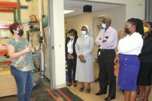 CCAP group listening to a presentation