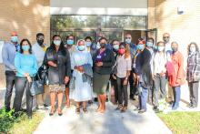 CCAP St. Lucia, Grenada, and Suriname group photo outside