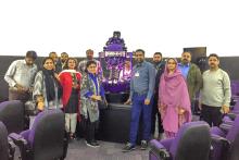 CCAP Pakistan group photo inside a planetarium 