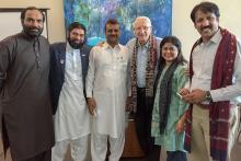 Small group photo at Santa Fe College