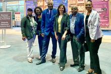 A small group from the CCAP South Africa group and Dr. Vilma Fuentes at Santa Fe College 