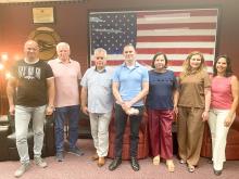 Visit to the Student Veterans Center.