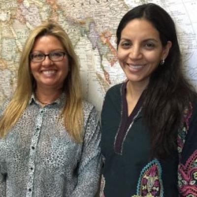 Flavia Ramos-Mattoussi and Carla Paredes-Drouet