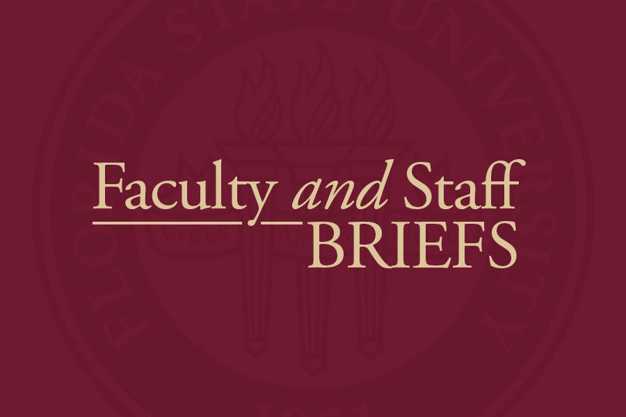 "Graphic from FSU's June Faculty and Staff Briefs webpage"